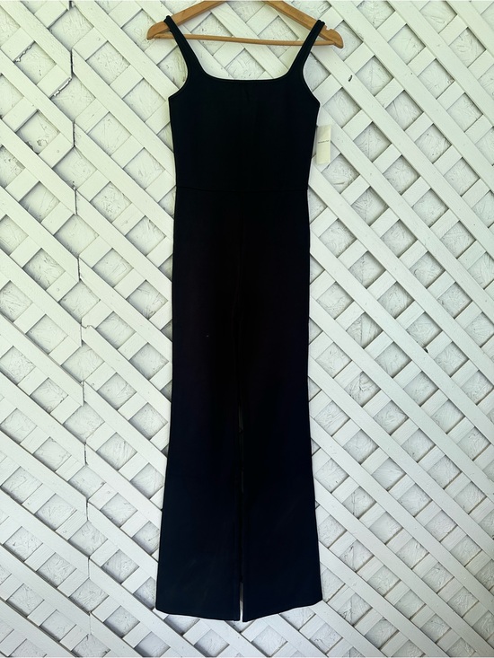 Abercrombie & Fitch Pants - Abercrombie & Fitch Black Bootcut Flared Jumpsuit Fitted/Flared XST New